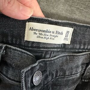 ❌SOLD❌Abercrombie & Fitch 90s slim straight ultra high rise